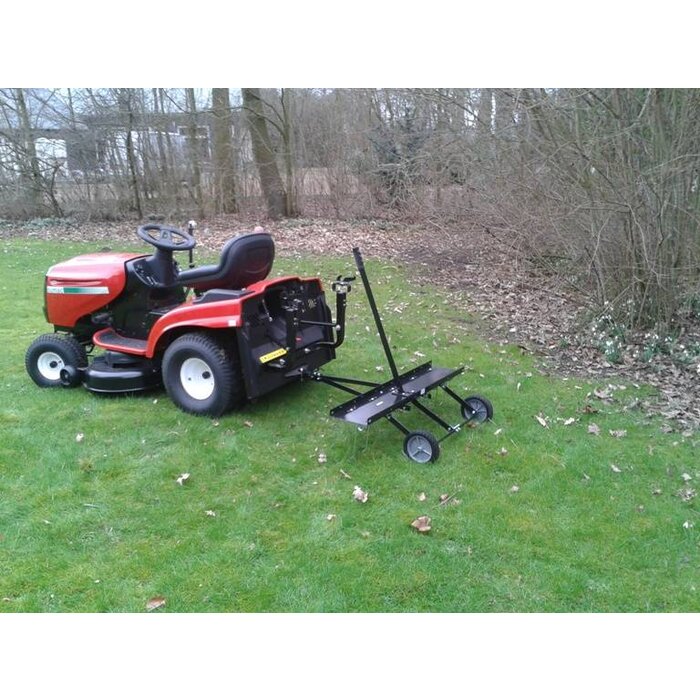 Ontmosser, Verticuteermachine, mos verwijderaar, Ontmossen achter Zitmaaier - Frontmaaier of Quad - Copy