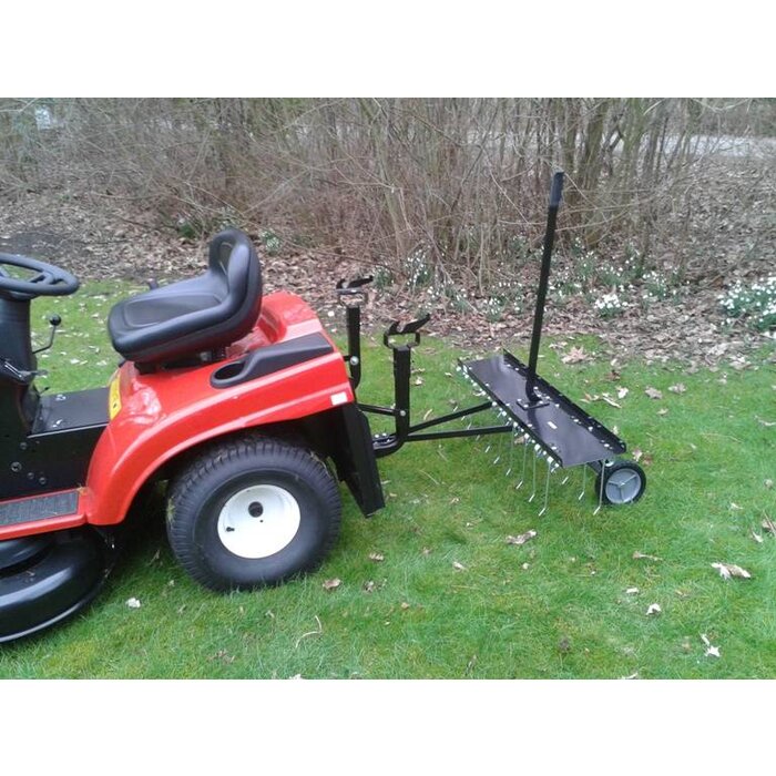 Ontmosser, Verticuteermachine, mos verwijderaar, Ontmossen achter Zitmaaier - Frontmaaier of Quad - Copy