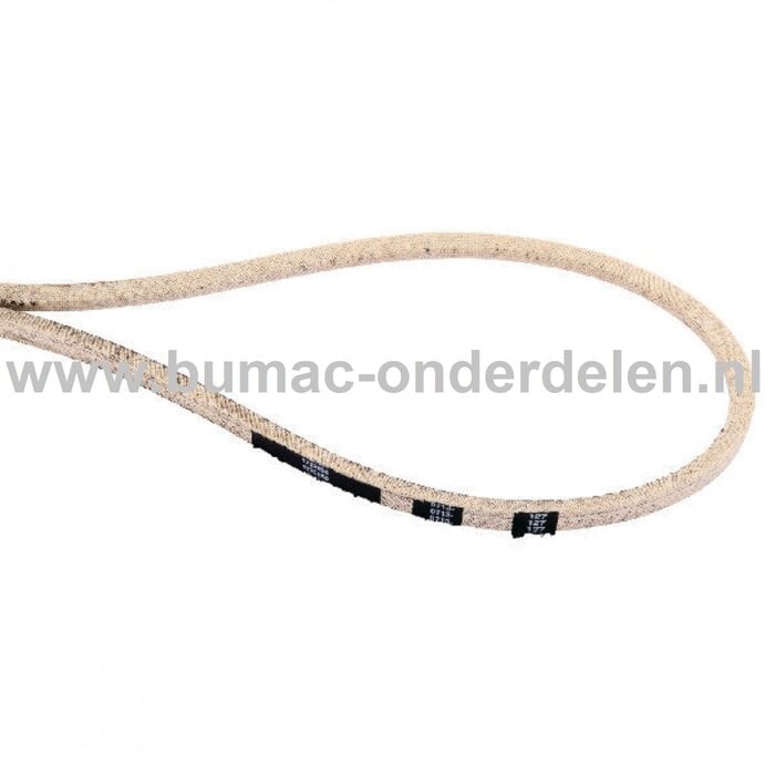 Aandrijfriem 1/2" x 118" voor maaidek Simplicity Regent, Snapper, Ferris onderdeel