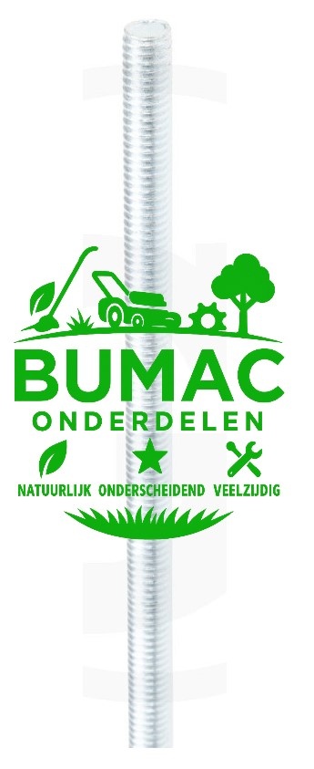 Gegalvaniseerd draadeind M6 x 1000 mm – metrisch schroefdraad onderdeel