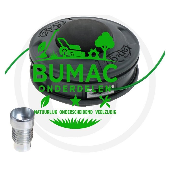 Tap & Go EVO maaikop Ø130 mm – bosmaaieronderdeel geschikt voor Efco types