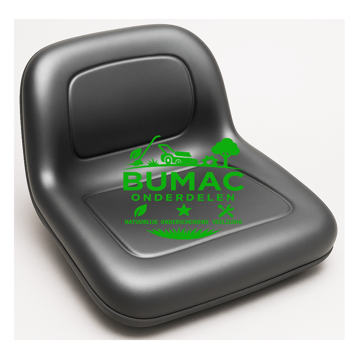 Comfortabele Milsco zitmaaierzitting met lage rug, geschikt voor o.a. Craftsman LT1500 en vergelijkbare zitmaaiers