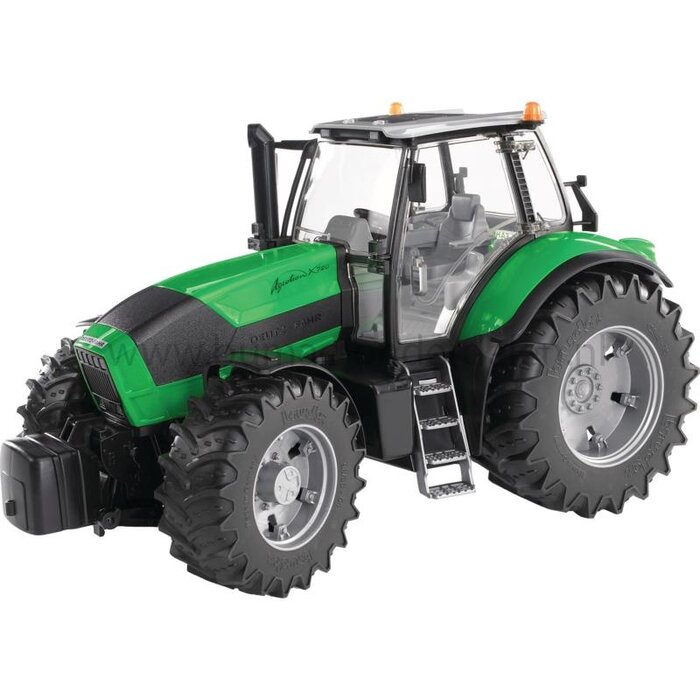 Bruder Deutz Agrotron X720 speelgoed tractor schaal 1:16, met deuren die open kunnen, afneembaar frontgewicht, pendelvooras, trekhaak en stuurfunctie via cabinedak, Bruder tractor speelgoed, onderdeel
