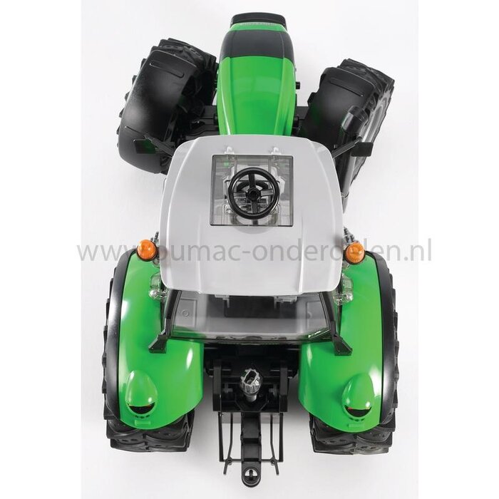 Bruder Deutz Agrotron X720 speelgoed tractor schaal 1:16, met deuren die open kunnen, afneembaar frontgewicht, pendelvooras, trekhaak en stuurfunctie via cabinedak, Bruder tractor speelgoed, onderdeel