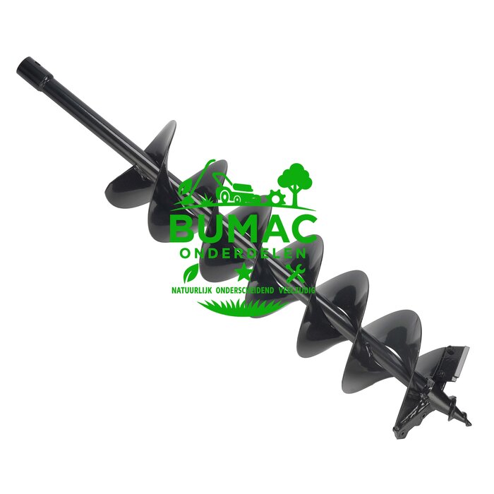Grondboor 6" (15,24 cm) met dubbele spiraalwinding voor grondboren met 20 mm aansluiting – Accessoire voor Cramer en Greenworks grondboormachines, onderdeel