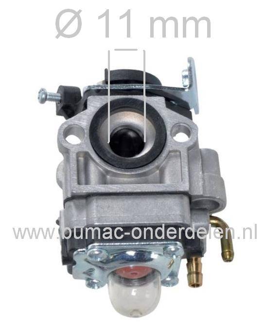 Carburateur voor Stiga - Castelgarden - Alpina - Mountfield - Mitsubishi - Stihl - Husqvarna - Dolmar - Makita - Hitachi - Echo - Jonsered - Partner - Zenoah - MTD - Wolf - OleoMac en Mcculloch Bosmaaier, Kettingzaag, Bladblazer, Heggenschaar, onderdeel