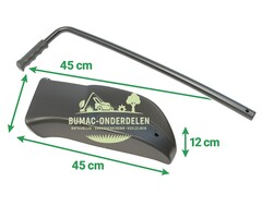 Mulching Plug MP77 – Mulchplug voor zitmaaiers met 77 cm maaidek, onderdeel