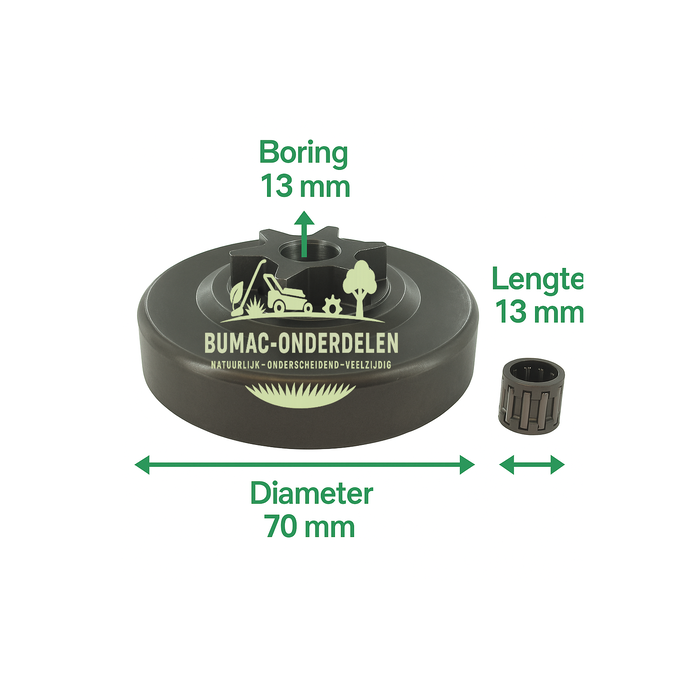 Kettingtandwiel Vast .325 – 7 Tanden – Geschikt voor Echo CS-serie (CS-330 t/m CS-4920) en Shindaiwa 402S t/m 493 – Professioneel Zaagonderdeel voor Kettingzagen – Duurzame Pasvorm & Precieze Krachtsoverdracht