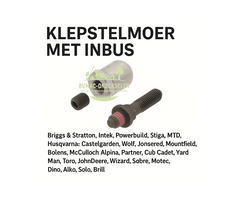 Klepstelmoer-set voor Briggs & Stratton OHV-motor, onderdeel