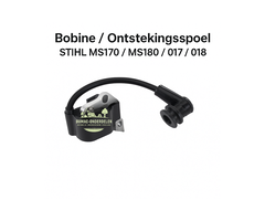 Stihl Bobine ontstekingsspoel met bougiekabel voor Stihl MS170, MS180, MS180C-B, 017, 018 kettingzagen, motoronderdeel, motorzaag
