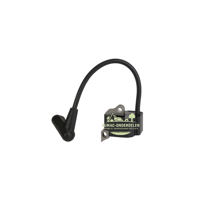 Stihl Bobine ontstekingsspoel compleet met geïntegreerde bougiekabel en bevestigingspunten 8,4 × 5,6 mm voor Stihl MS170 2-Mix, MS180 2-Mix, MS170C-Mix en MS180C-Mix kettingzagen, elektronische ontsteking, motoronderdeel, motorzaag onderdeel