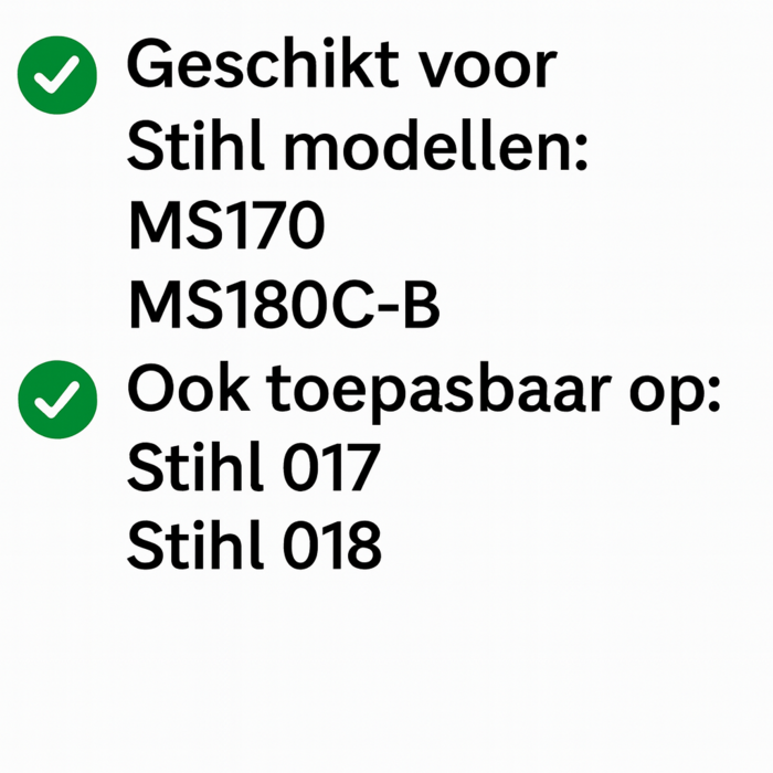 Stihl Bobine ontstekingsspoel compleet met bougiekabel en bevestigingspunten 8,4 x 5,6 mm voor Stihl MS170, MS180, MS180C-B, 017 en 018 kettingzagen, motoronderdeel, motorzaag