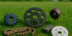 Aandrijf Tandwielen - Kettingen - Rondsels - Pallen - Frictieschijf 
