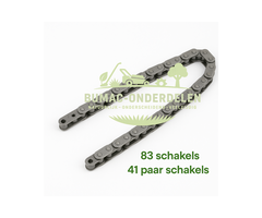 Stuurketting / Besturingsketting 83 schakels voor Stiga Park 320–740, Castelgarden & Mountfield, frontmaaier onderdeel