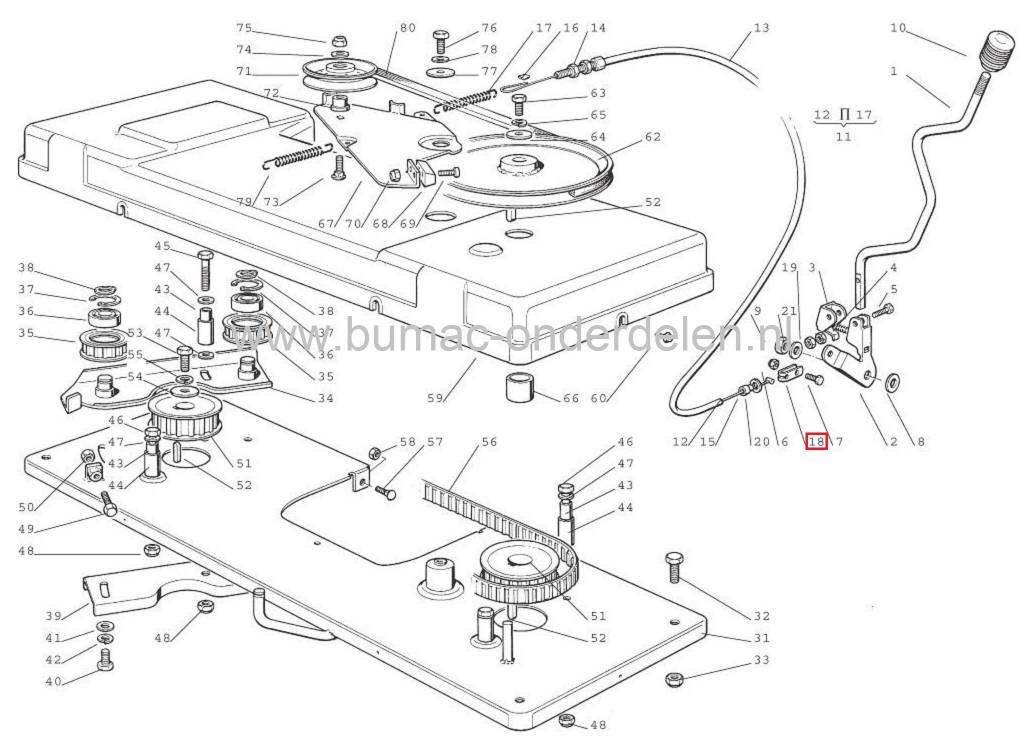 Beugel voor Bevestiging Kabels bij CASTELGARDEN Zitmaaier, Alpina - Mountfield - Stiga - Castel Garden, U Beugel voor Bevestigen van oa Kabel voor Inschakelen Messen bij Diverse Merken Zitmaaiers - Tuintrekker - Frontmaaier