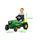 Rolly Toys rollyFarmtrac John Deere 6210R traptractor, stoere speelgoedtractor met verstelbare stoel, fluisterstille banden, kettingaandrijving en opklapbare motorkap, geschikt vanaf 3 jaar, stevig kindertractor onderdeel