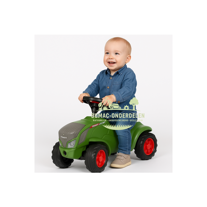 Rolly Toys rollyMinitrac Fendt Vario 724 looptractor voor kinderen vanaf 1,5 jaar, met claxon, motorkap met opbergruimte, stille banden en stabiele stuur-as, speelgoed tractor onderdeel