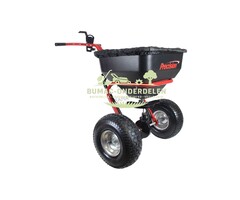 Turfmaster Meststofstrooier 60 kg, Professionele Kunstmeststrooier, Kalkstrooier, Strooiwagen met Metalen Frame en 15” Luchtbanden, onderdeel