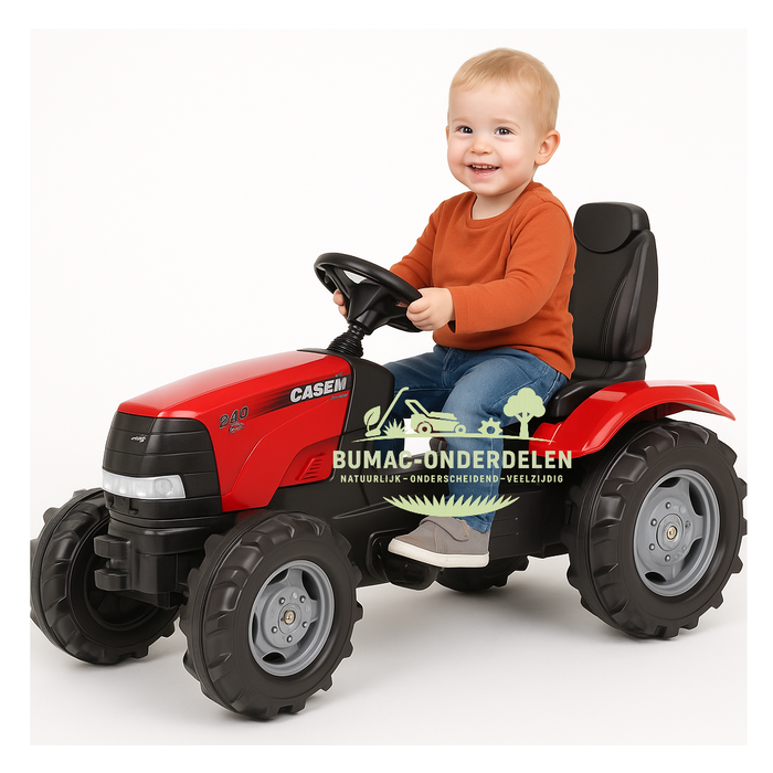 Rolly Toys rollyFarmtrac Case Puma CVX 240 traptractor met verstelbare stoel, open motorkap, stille fluisterbanden, stalen achteras en stevige stuuraandrijving, speelgoed kindertractor onderdeel