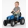 Rolly Toys rollyFarmtrac New Holland traptractor speelgoed trekker met verstelbare stoel, open motorkap, stille fluisterbanden, robuust stuur en koppelingen voor accessoires, kindertractor onderdeel