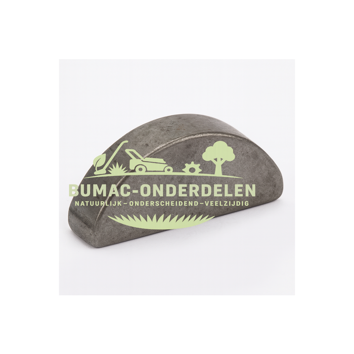 Vliegwielspie voor Honda Motoren, Halfronde Woodruff Key uit Staal, Precisie Bevestigingsonderdeel voor Grasmaaiers, Zitmaaiers, Frontmaaiers, Trilplaten, Aggregaten, Generatoren, Hakselaars, Tuinfreesmachines en Professionele Tuinmachines, Onderdeel