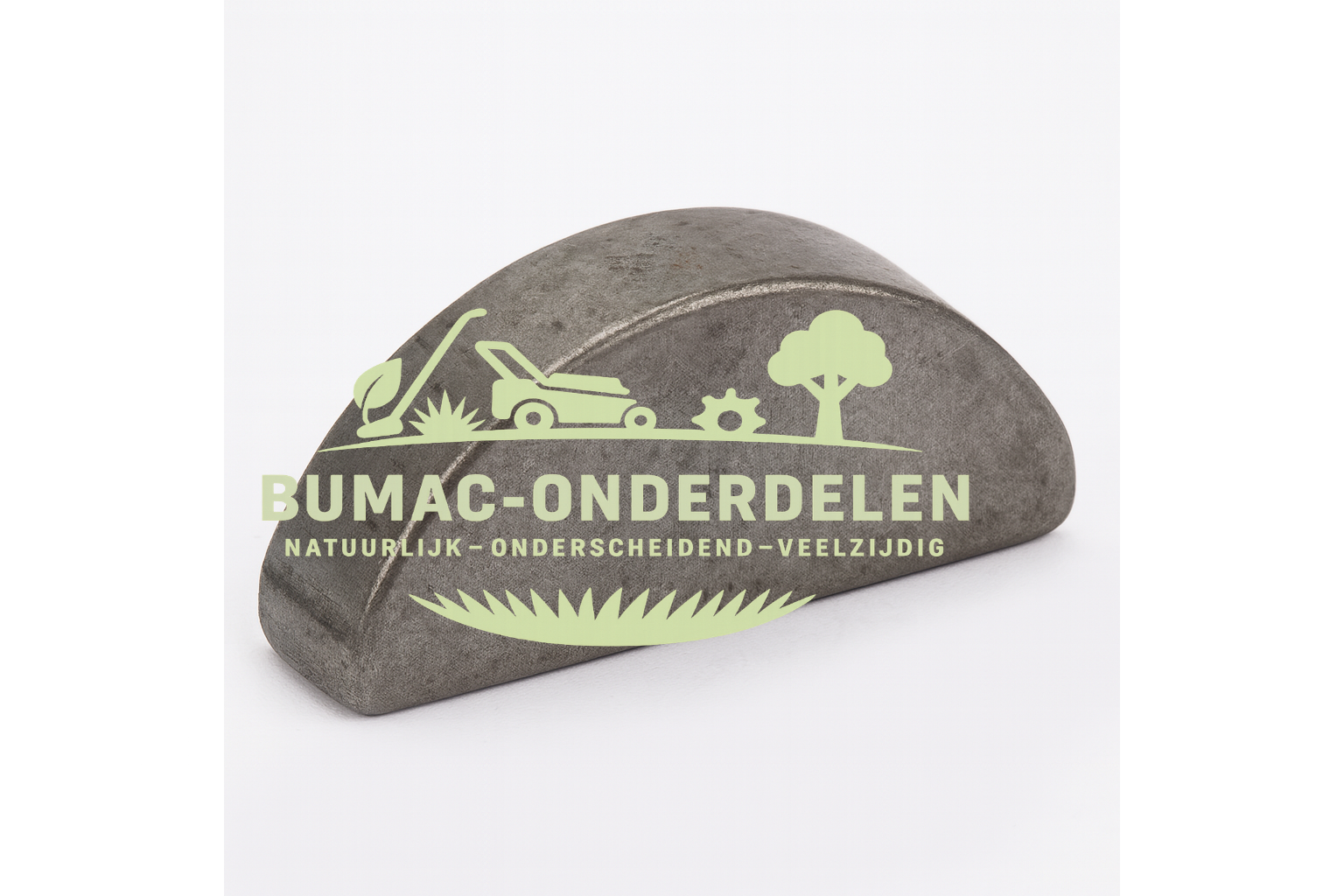 Vliegwielspie voor Honda Motoren, Halfronde Woodruff Key uit Staal, Precisie Bevestigingsonderdeel voor Grasmaaiers, Zitmaaiers, Frontmaaiers, Trilplaten, Aggregaten, Generatoren, Hakselaars, Tuinfreesmachines en Professionele Tuinmachines, Onderdeel