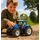 Siku New Holland T7.315 HD speelgoed tractor schaal 1:32, tractor met cabine, fusee-besturing, rubberen banden, frontgewicht en aanhangerkoppeling, onderdeel