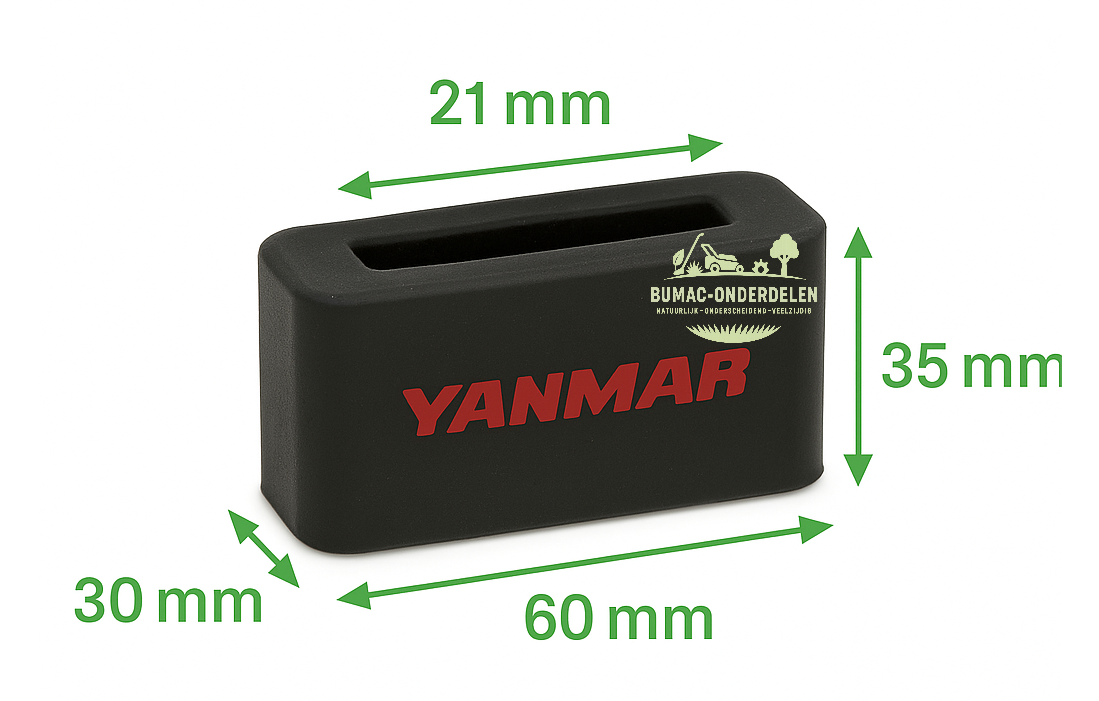 Yanmar rubber cushion brandstoftanksteunrubber geschikt voor L100, L90, L70 dieselmotoren en toepasbaar op Loncin, Kipor, Changfa, Kama, Robin en 170F/178F/186F motoren, onderdeel