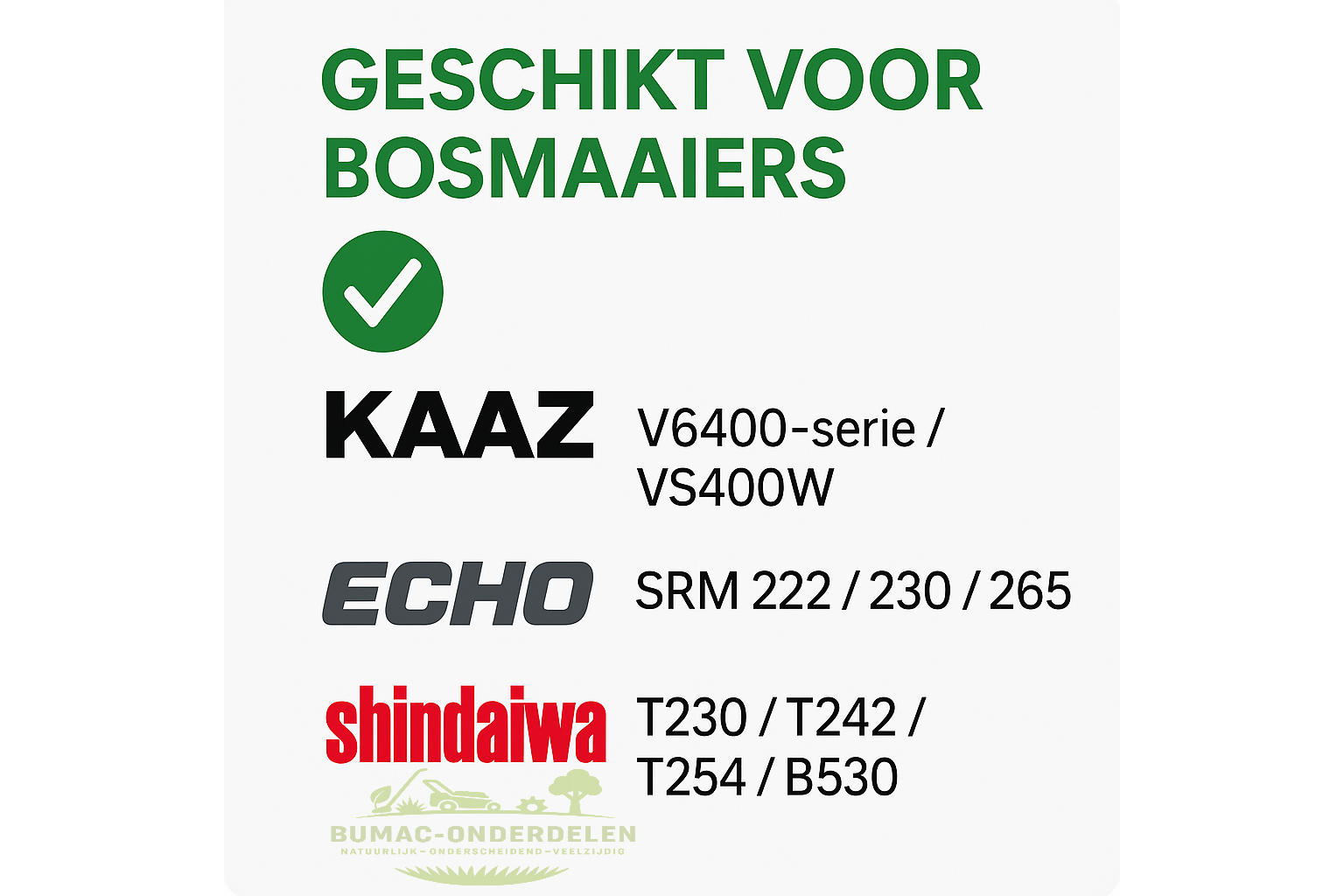 Universele haakse overbrenging voor bosmaaiers, Ø26–28 mm met 5 verloopbussen, 9-tands aandrijfas, M10×1,25 linkse draad, mesopname Ø25,4 mm, geschikt voor Stihl, Husqvarna, Kaaz, Stiga, Honda, Echo, Shindaiwa, Partner – compleet onderdeel