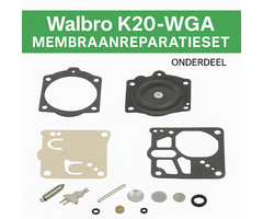 Walbro K20-WGA membraanreparatieset voor carburateur WG-serie, onderdeel