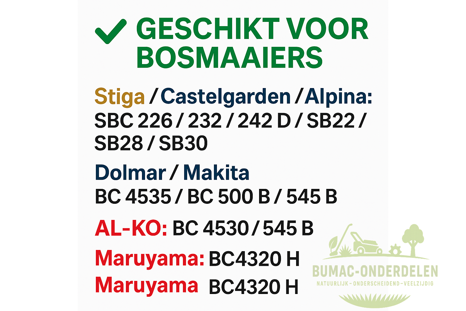 Universele haakse overbrenging voor bosmaaiers, Ø26–28 mm met 5 verloopbussen, 9-tands aandrijfas, M10×1,25 linkse draad, mesopname Ø25,4 mm, geschikt voor Stihl, Husqvarna, Kaaz, Stiga, Honda, Echo, Shindaiwa, Partner – compleet onderdeel