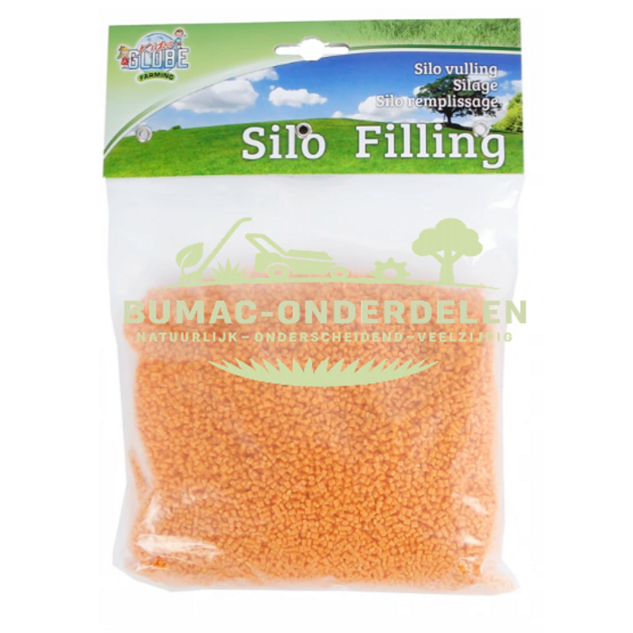 Kids Globe Mais voor silo 500 gram, Speelgoed silo vulling schaal 1:32 voor speelgoed boerderij, silo’s, stallen en landbouwmachines, realistisch onderdeel Kids Globe Farming