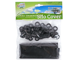 Kids Globe Afdekzeil met 50 bandjes voor sleufsilo schaal 1:32, onderdeel