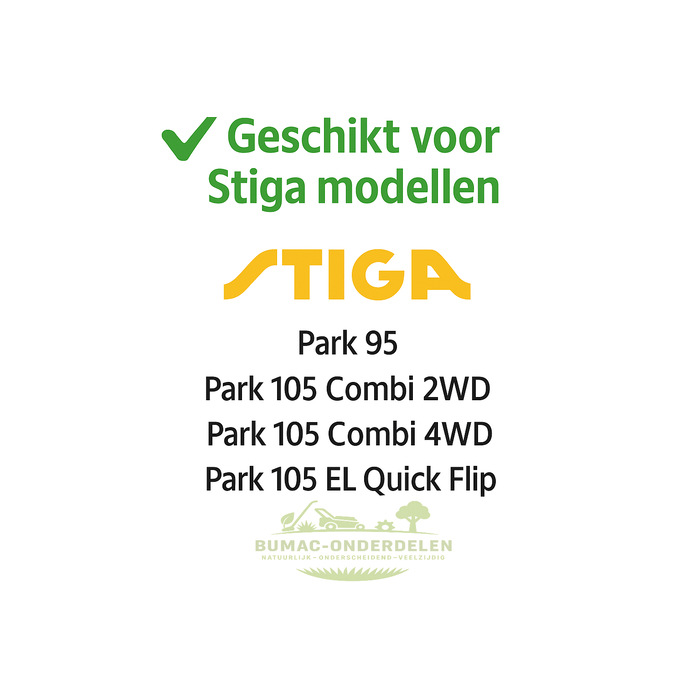 Universeel Universele V-snaar 2491 mm SPA2473 – geschikt voor Stiga Park 95, Park 105 Combi (2WD/4WD), Park 105 EL Quick Flip, Castelgarden PTX 200HD, Mountfield 1538M/1538H/1438M/T38, Alpina AT4 en BT zitmaaiers – maaidekriem vervangend onderdeel