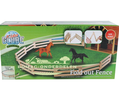 Kids Globe houten omheining hek 1:24, 156 cm speelonderdeel boerderij