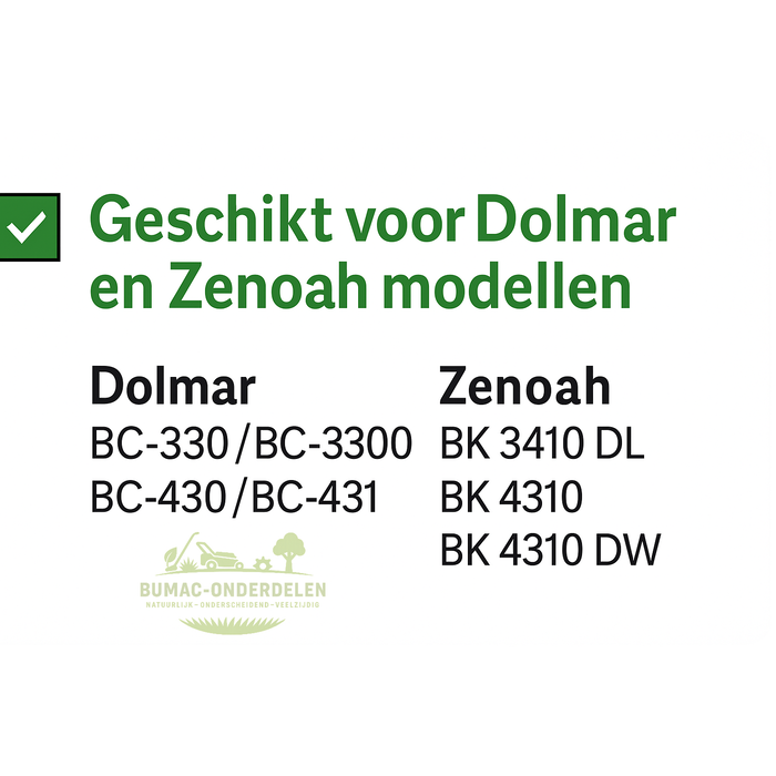 Maaikop EW 130 Tap & Go Ø130 mm, 2-draads halfautomatische draadkop, inclusief adapterbouten M10 x 1 LGI en M12 x 1,5 LGI, geschikt voor Stihl FS-, FSA- en FR-serie, Dolmar MS-serie en Zenoah BCZ-serie bosmaaiers, robuuste kop voor maaidraad 2,4–4,0 mm, o