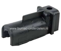 Lagerhouder voor Vooras CASTELGARDEN Grasmaaiers - Loopmaaiers - Benzinemaaiers, Alpina - Mountfield - Castel Garden - Stiga, Kunststof Lager Houder voor Voor As van Gazonmaaier - Duwmaaier