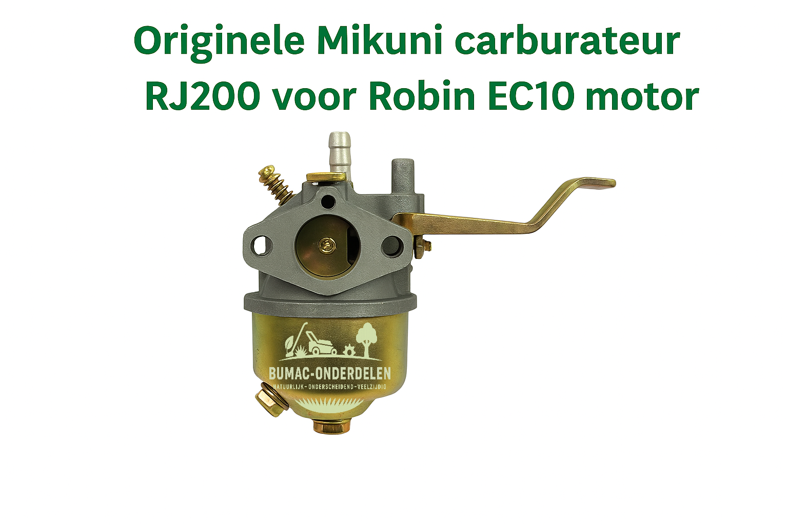 Originele Mikuni carburateur RJ200 voor Robin EC10 motor, passend op Weber SRX 65R trilstampers, Wacker en Altrad rammers, Dynapac trilplaten en andere bouwmachines