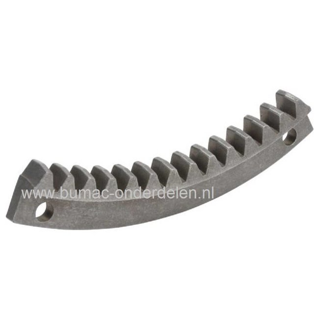 Getande Strip Stuurinrichting CASTELGARDEN Zitmaaiers, Alpina - Mountfield - Stiga - Castel Garden, Tandstrip voor Stuur Inrichting van Zitmaaier - Frontmaaier - Tuintrekker, 102 - 122 Cm Maaibreedte