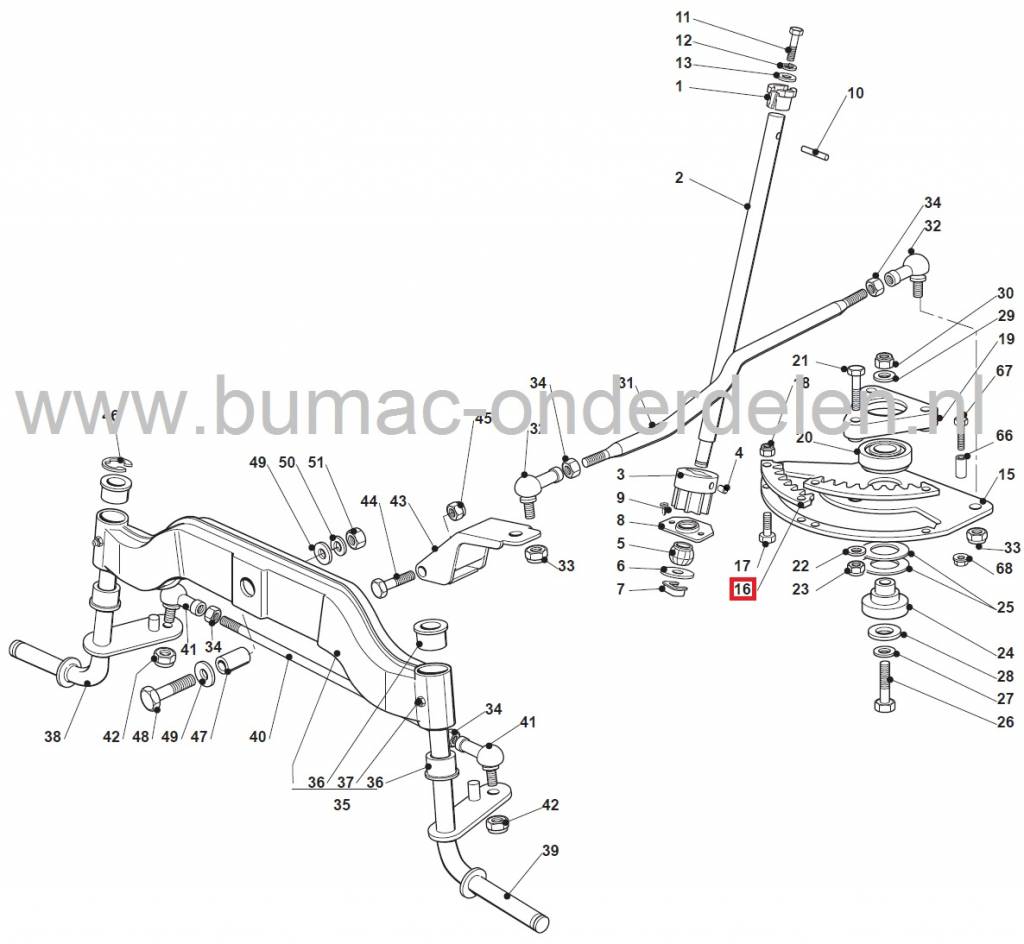 Getande Strip Stuurinrichting CASTELGARDEN Zitmaaiers, Alpina - Mountfield - Stiga - Castel Garden, Tandstrip voor Stuur Inrichting van Zitmaaier - Frontmaaier - Tuintrekker, 102 - 122 Cm Maaibreedte