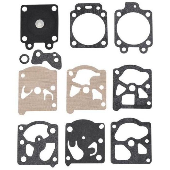 Walbro Membraan set voor Stiga Kettingzaag, Bosmaaier, Bladblazer, Heggenschaar, Strimmer, Membraam voor Carburateur Castelgarden, Mountfield en Alpina
