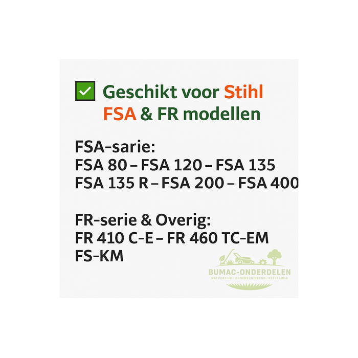 Maaikop EW 130 Tap & Go Ø130 mm, 2-draads halfautomatische draadkop, inclusief adapterbouten M10 x 1 LGI en M12 x 1,5 LGI, geschikt voor Stihl FS-, FSA- en FR-serie, Dolmar MS-serie en Zenoah BCZ-serie bosmaaiers, robuuste kop voor maaidraad 2,4–4,0 mm, o