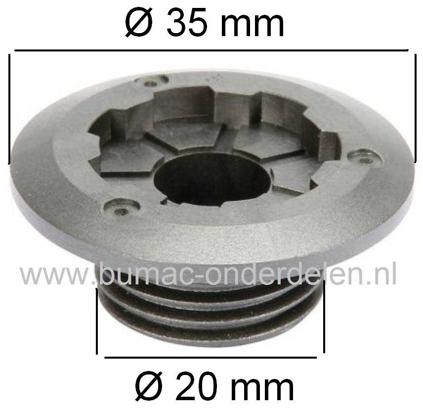 Wormwiel voor CASTELGARDEN - STIGA - ALPINA - MOUNTFIELD Kettingzaag, Worm wiel voor Aandrijving van de Oliepomp bij Motorzaag