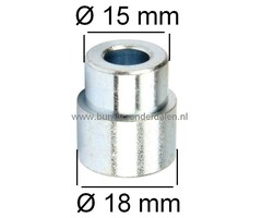 Afstandsbus voor Poelie CASTELGARDEN - STIGA - ALPINA - MOUNTFIELD Zitmaaier - Frontmaaier - Tuintrekker, Reduceer Bus voor Pouly