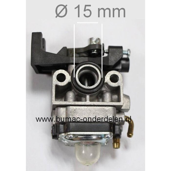 Carburateur voor Honda GX25 en GX35 Motor op Bosmaaier - Bladblazer - Trimmer - Heggenschaar - Bermmaaier, Membraan Carburator GX 25, GX 35, onderdeel