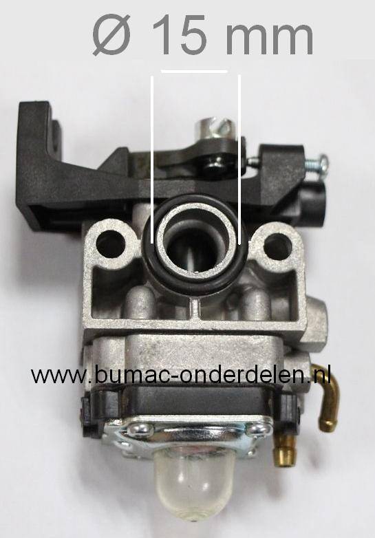 Carburateur voor Honda GX25 en GX35 Motor op Bosmaaier - Bladblazer - Trimmer - Heggenschaar - Bermmaaier, Membraan Carburator GX 25, GX 35, onderdeel