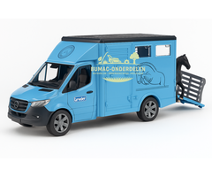 Bruder MB Sprinter met paardentrailer en paard, speelgoed onderdeel