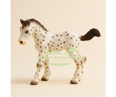 Bullyland Knabstrupper veulen speelgoed paard, realistisch paardenonderdeel