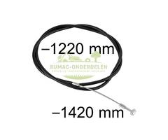 Universeel Universele gaskabel Ø 1,5 mm met bol en ton – voor Ryobi, MTD, Stiga, Castelgarden, Alpina, Wolf-Garten, onderdeel