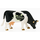 Bullyland Koe Liesel speelgoed koe, handbeschilderd boerderijdier 6,5 cm